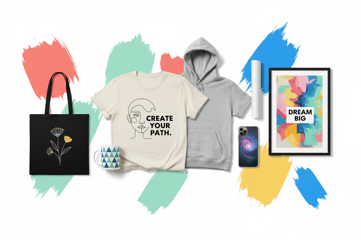 Mix of POD & Handmade