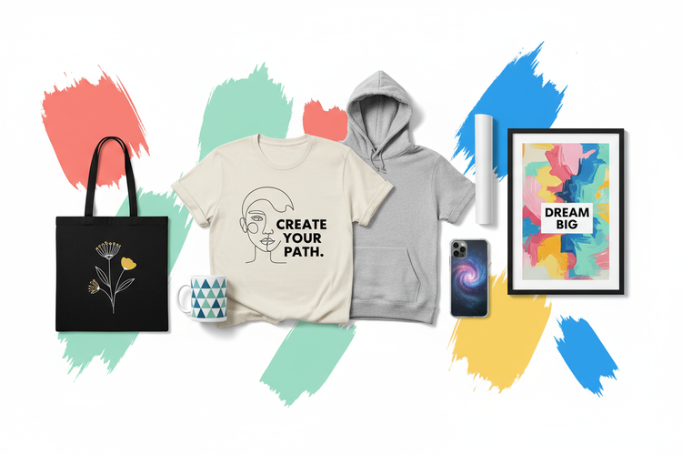 Mix of POD & Handmade