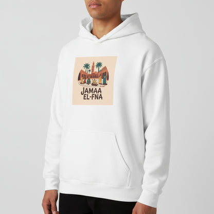 JAMAA EL-FNÀ Unisex Hooded Sweatshirt - Moroccan Travel Inspired Apparel