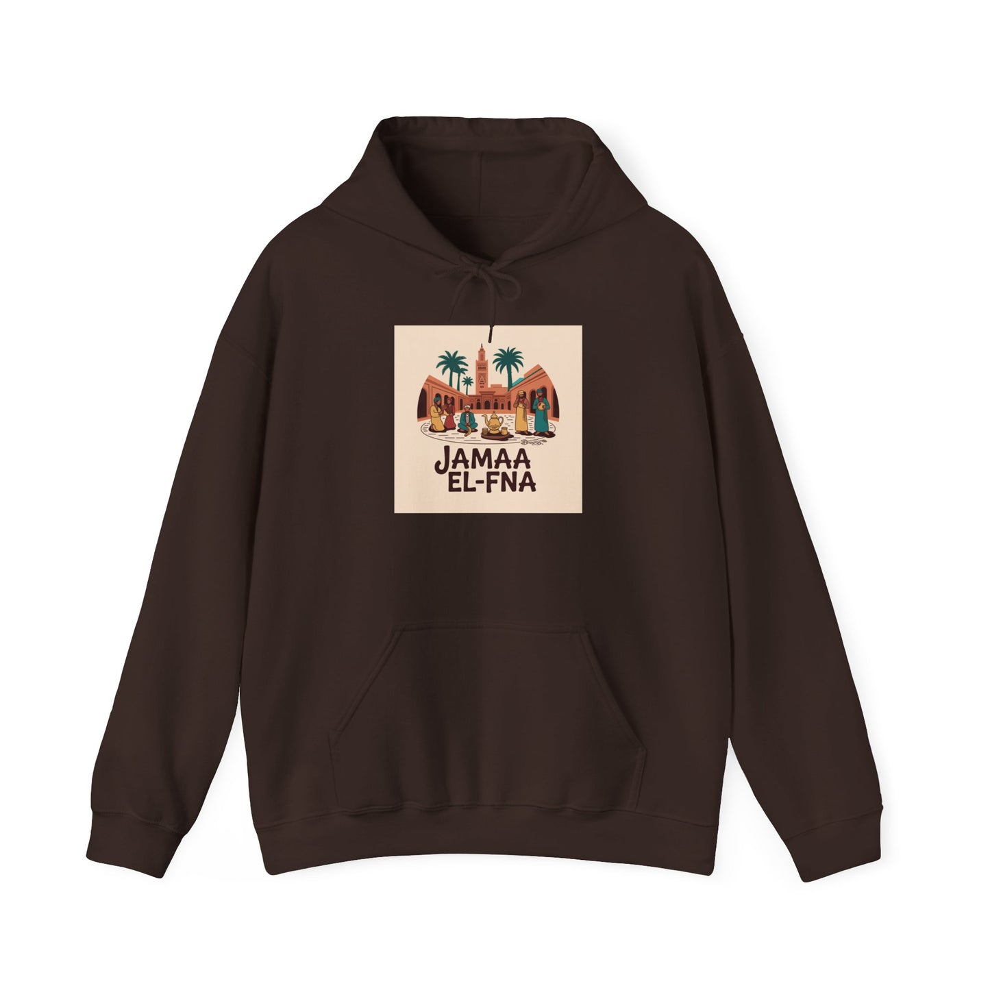 JAMAA EL-FNÀ Unisex Hooded Sweatshirt - Moroccan Travel Inspired Apparel