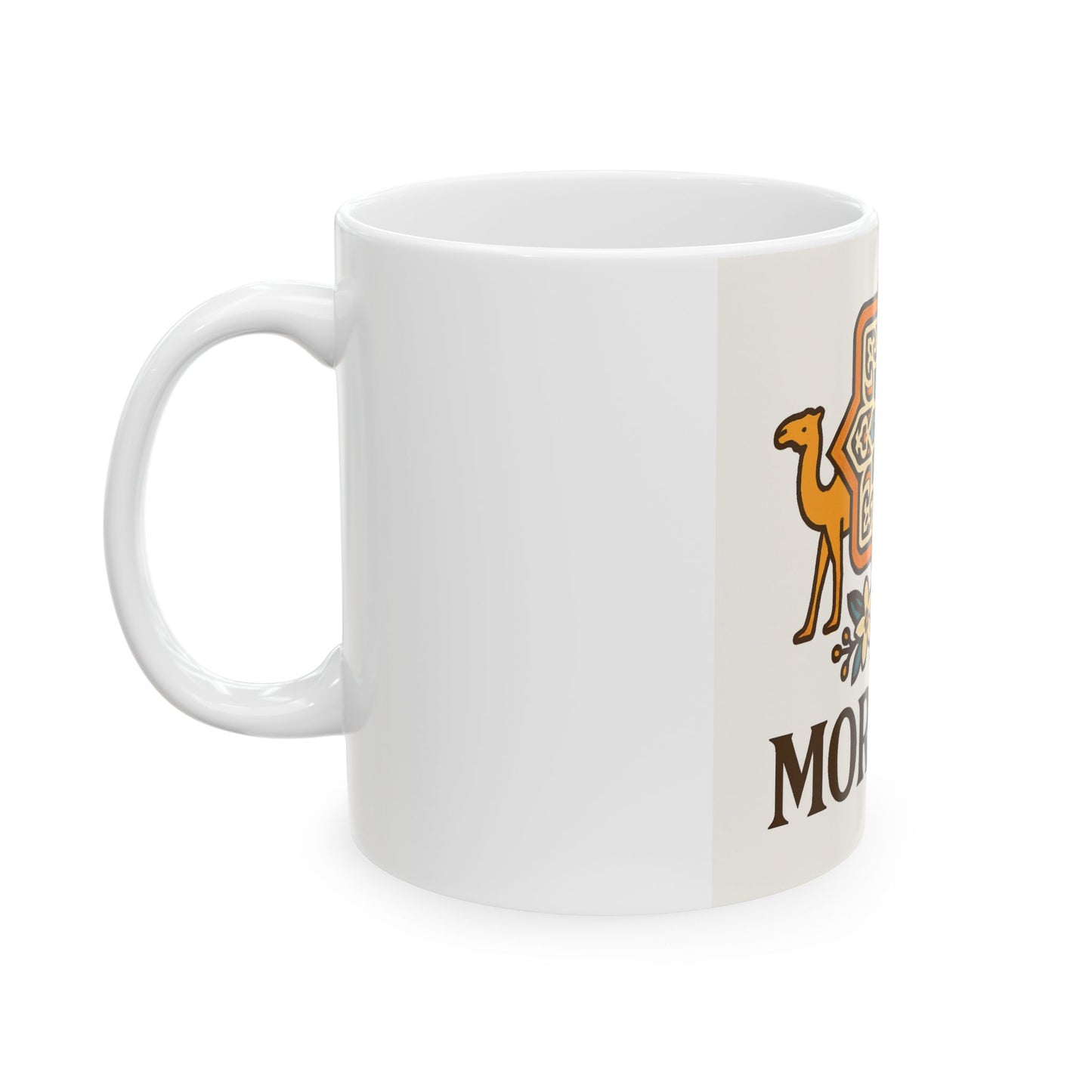 Morocco-Inspired Ceramic Mug - Vibrant 11oz & 15oz Coffee Cups