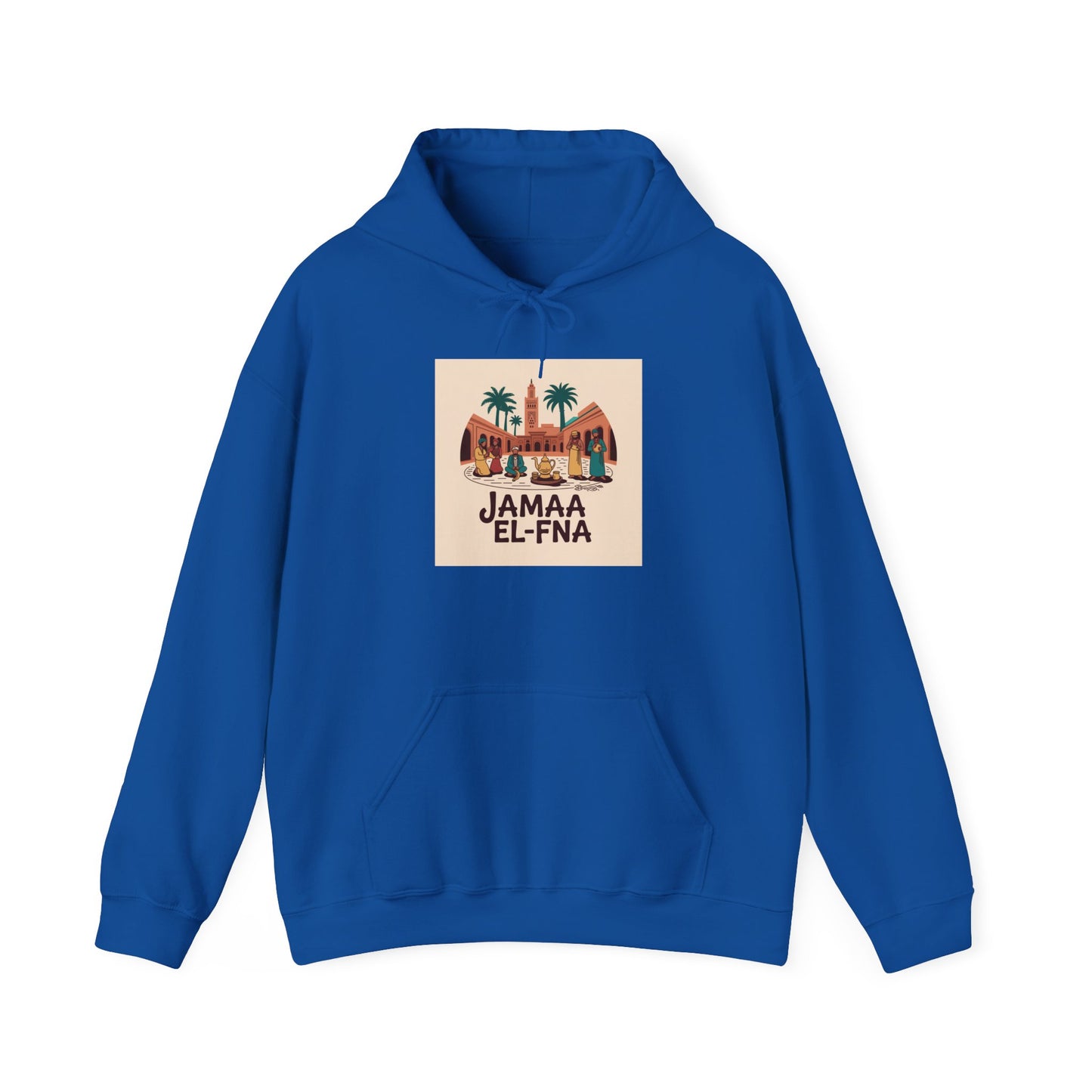 JAMAA EL-FNÀ Unisex Hooded Sweatshirt - Moroccan Travel Inspired Apparel