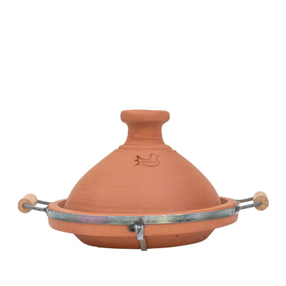 Moroccan Tagine 34cm with Traditional Unglazed Mejmer Brazier – Premium Quality, Convenient Relay Point Delivery