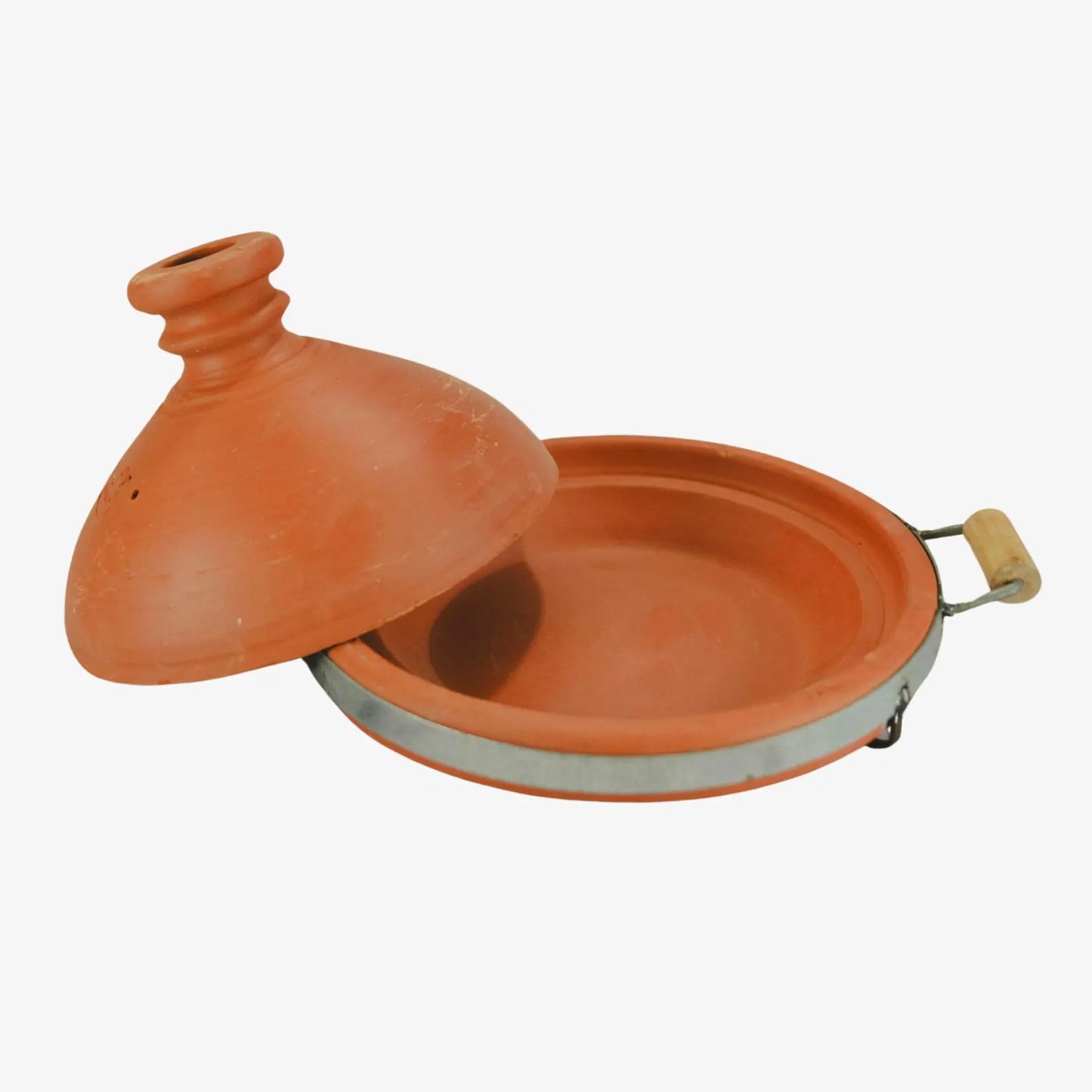 Moroccan Tagine 34cm with Traditional Unglazed Mejmer Brazier – Premium Quality, Convenient Relay Point Delivery